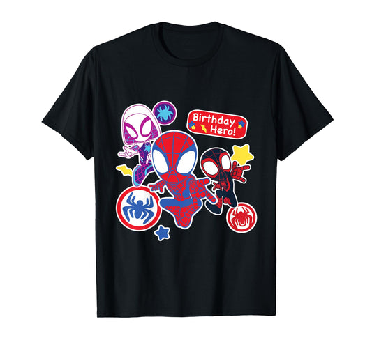 Marvel Spidey and His Amazing Friends Birthday Hero T-Shirt
