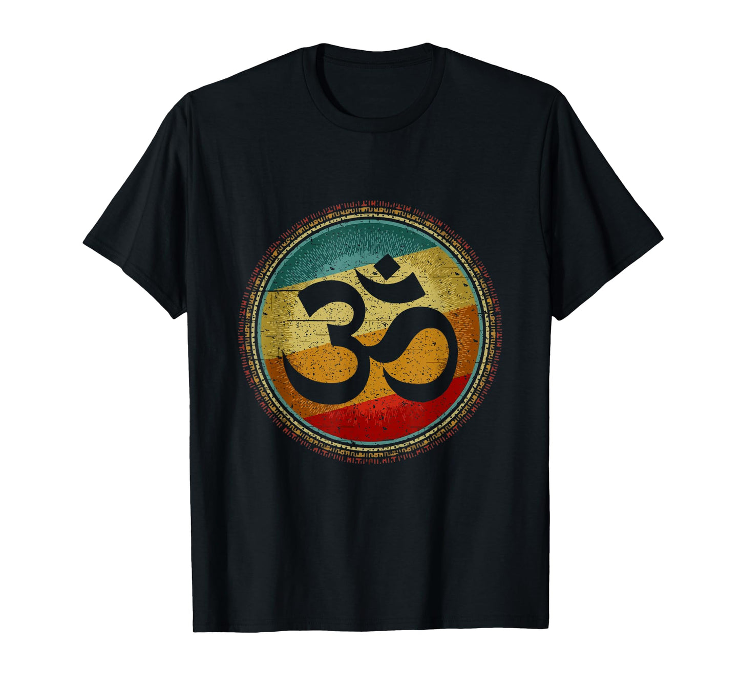 Om Ohm Symbol Retro Vintage 80s Style Meditation Yoga T-Shirt