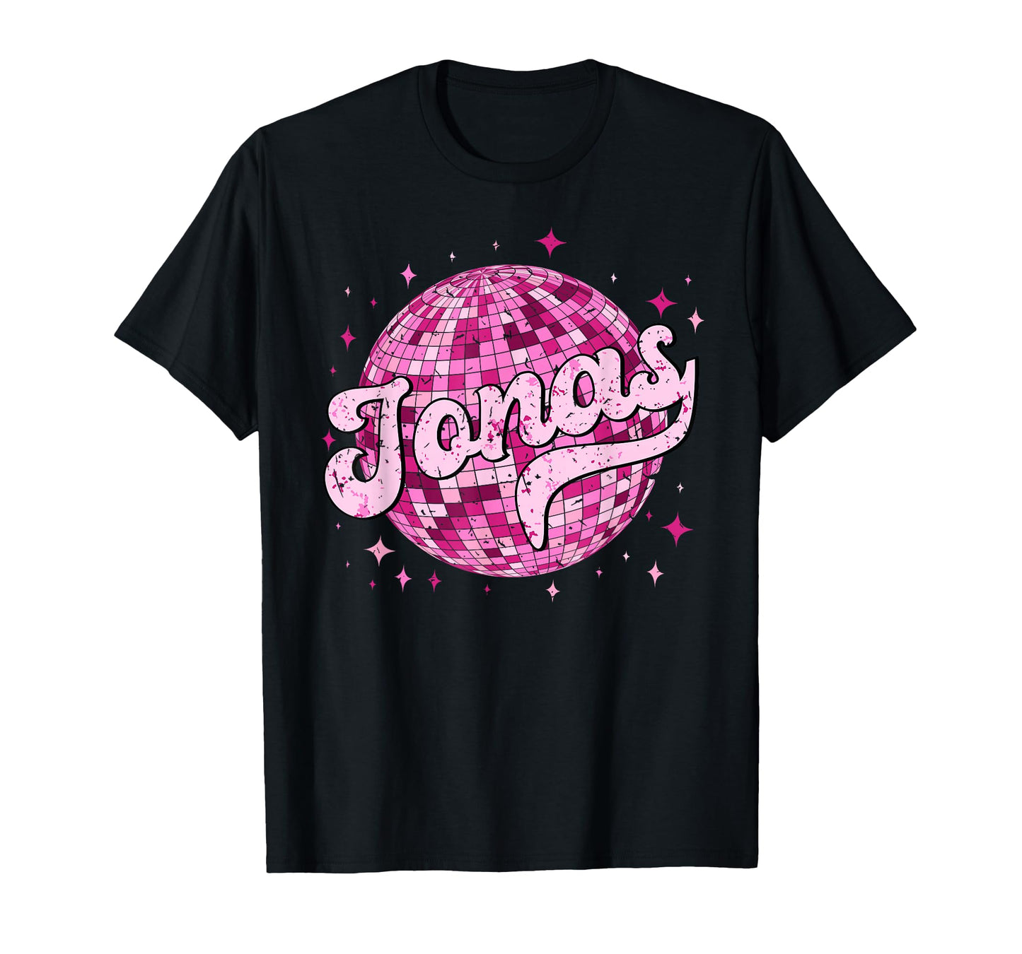 Retro Jonas First Name I Love Jonas 80's Vintage T-Shirt