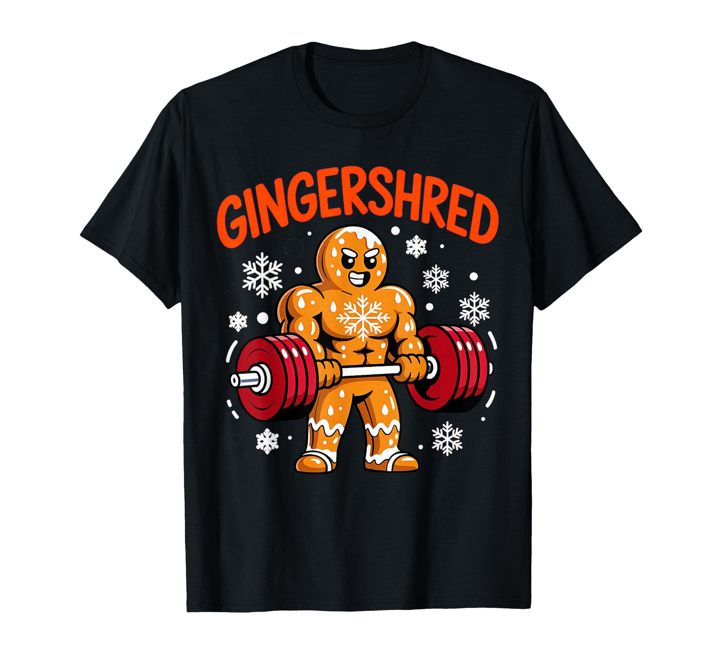 Christmas Gym Gingerbread T-Shirt