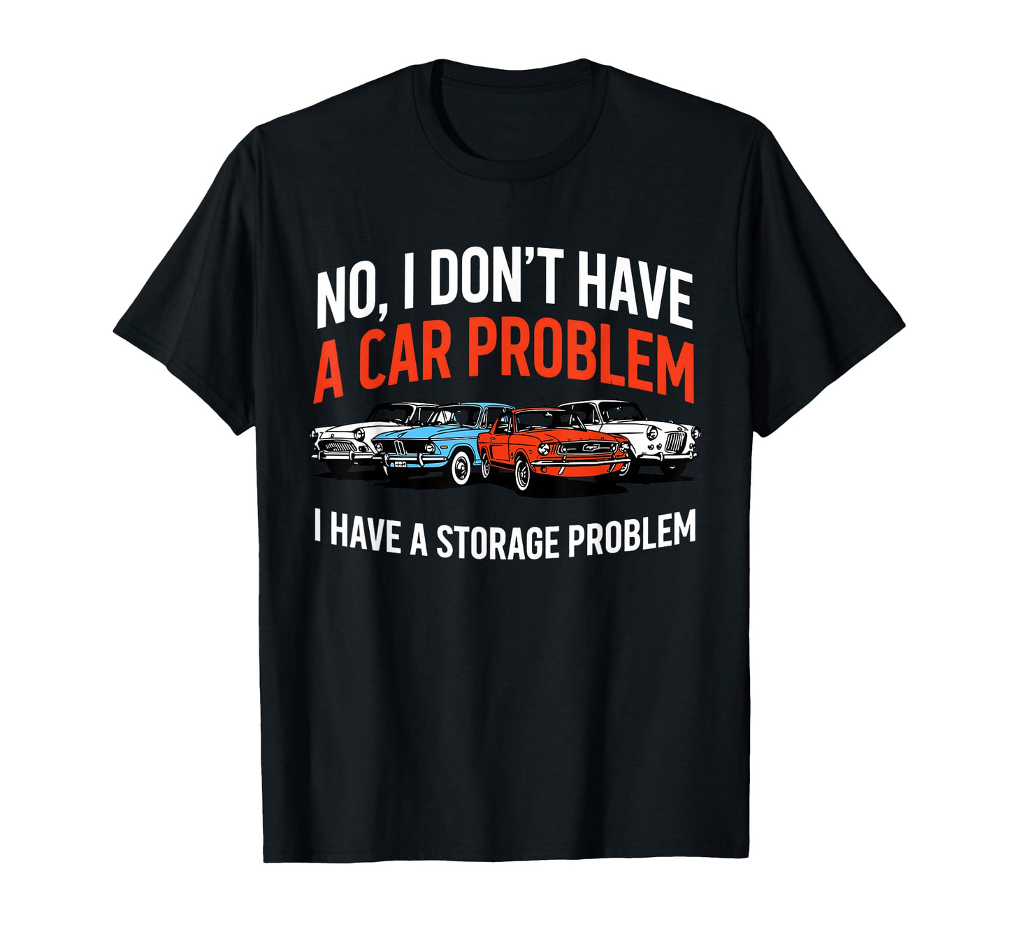 I Dont Have a Car Problem I Have a Storage Problem Funny T-Shirt