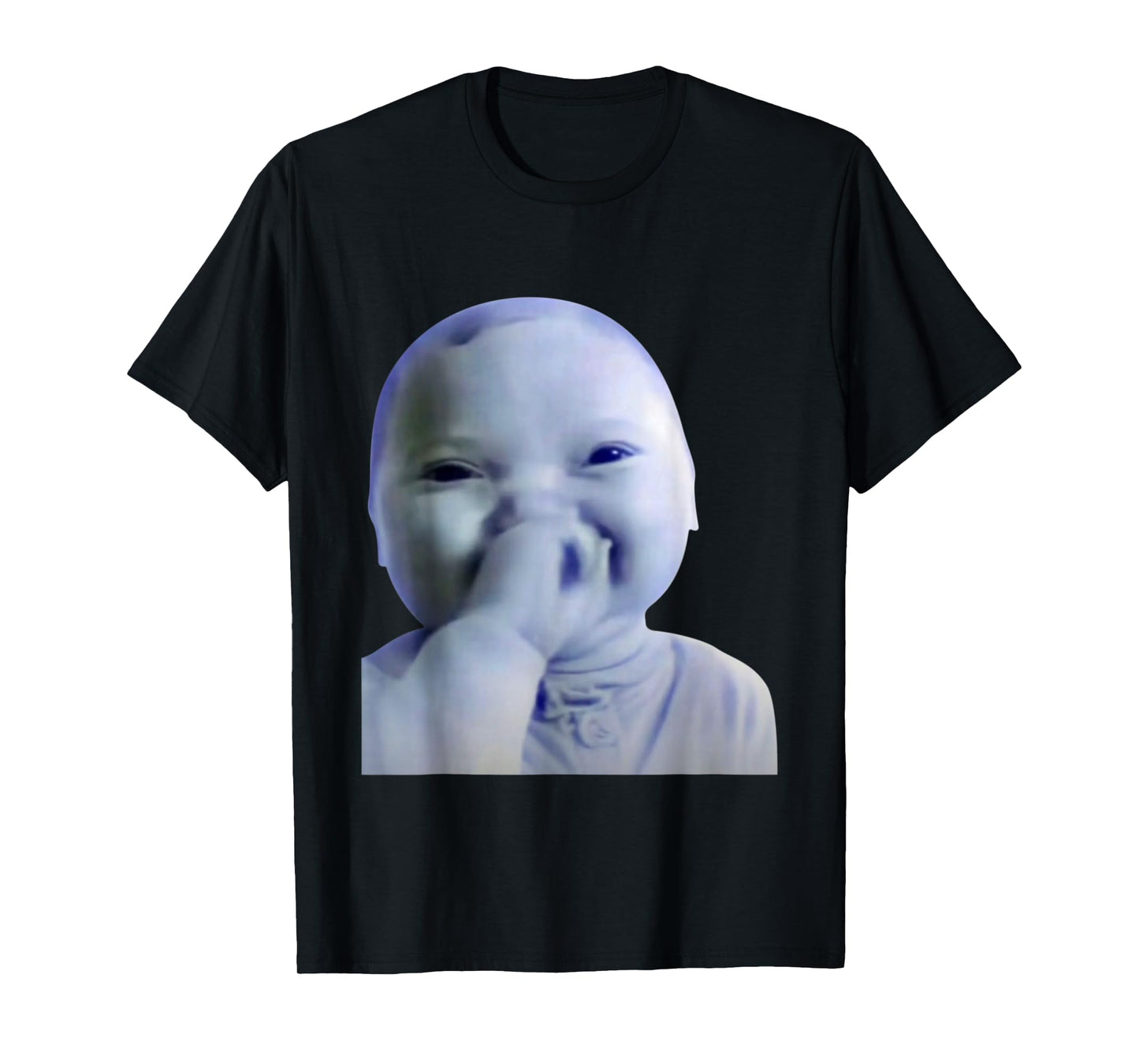 Ai Baby Meme Funny Laughing Baby Meme Ai Brainrot Gen Alpha T-Shirt