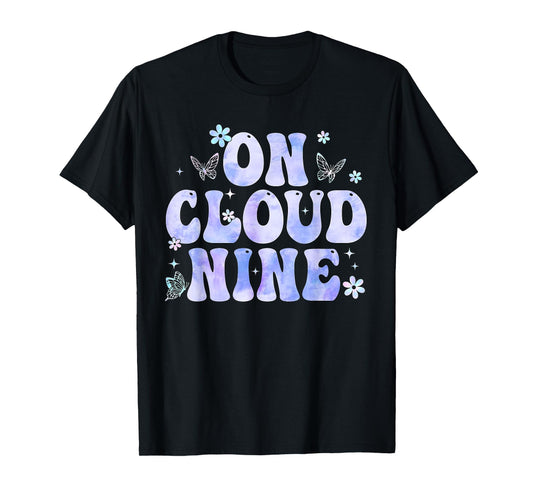 On Cloud Nine 9th Birthday 9 Years Old Birthday Girl T-Shirt