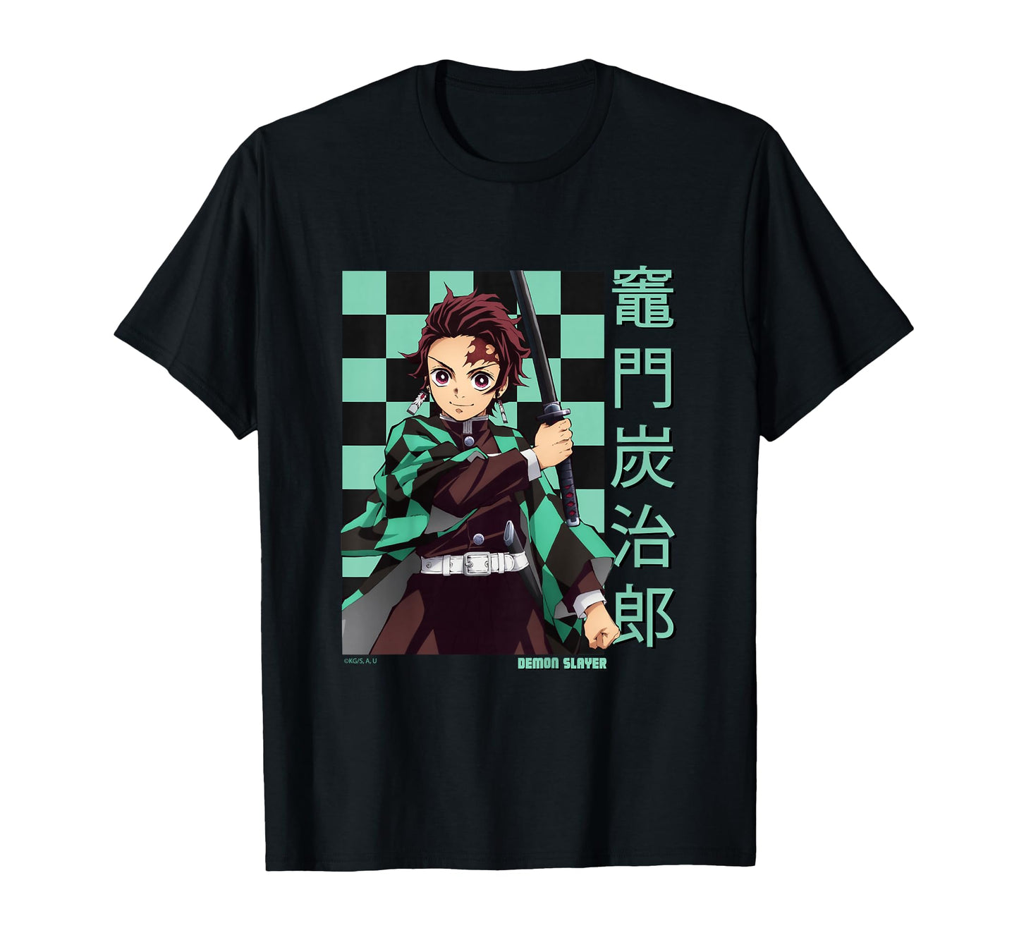 Kids Demon Slayer: Kimetsu no Yaiba Tanjiro Water Breathing Sword T-Shirt
