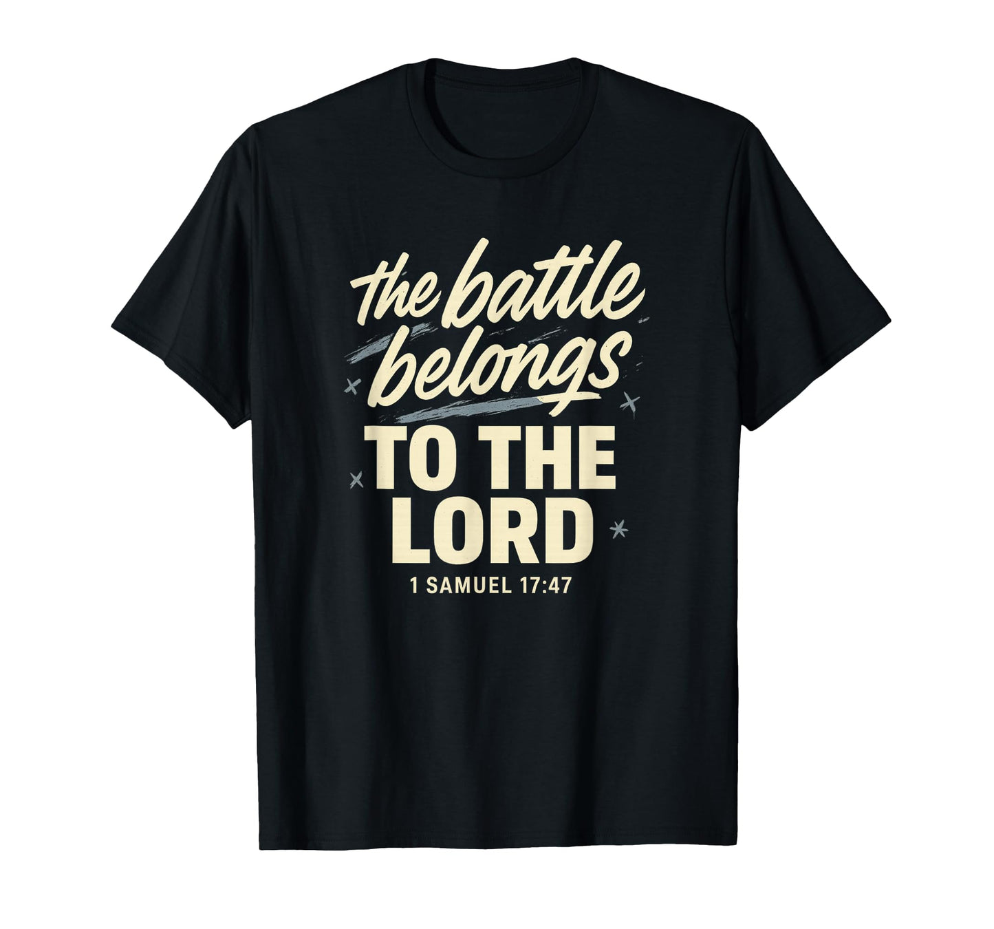 The Battle Belongs to The Lord Urban Graffiti Style T-Shirt