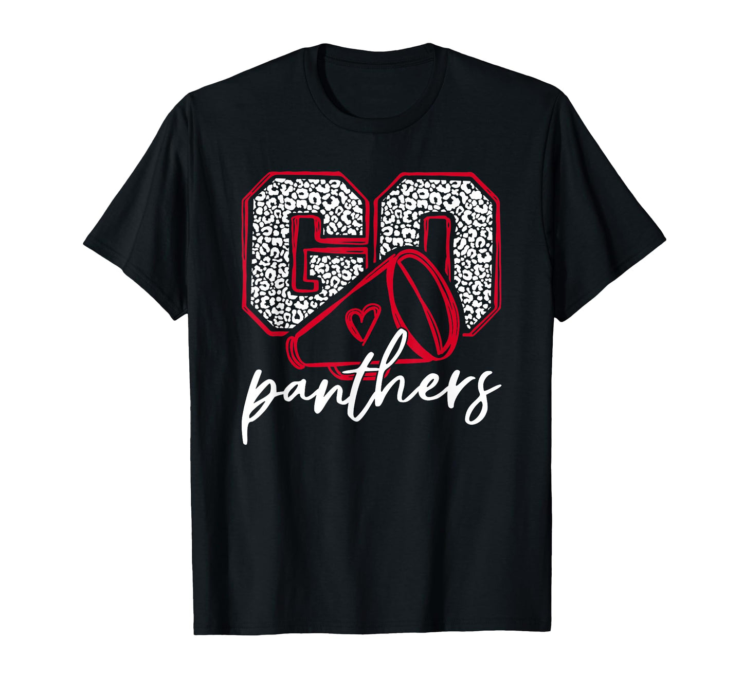 Go Cheer Panthers School Sports Name Panthers Back To School T-Shirt