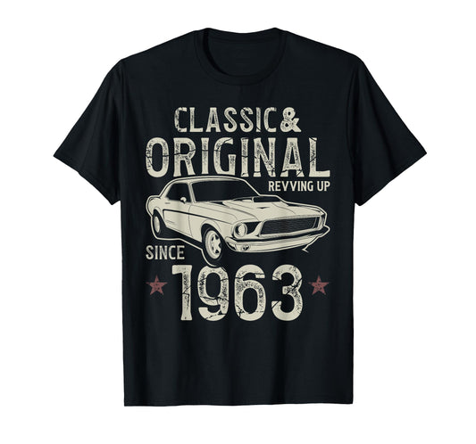 62nd Birthday 1963 Classic Car T-Shirt