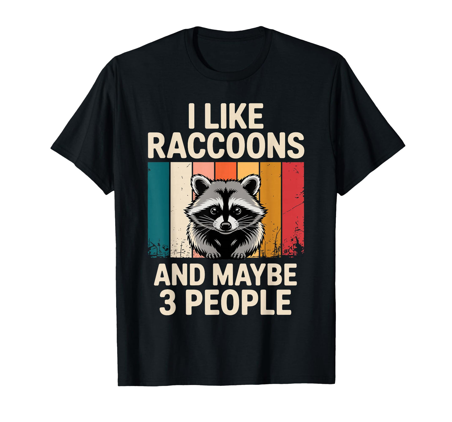 Cool Raccoon Design for Men Women Kids Racoon Raccoon Lover T-Shirt