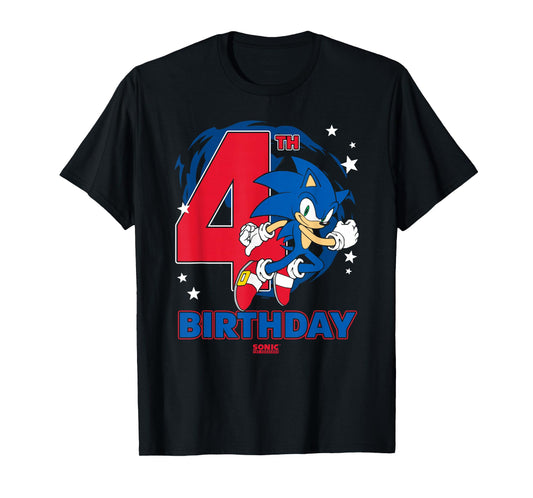 Sonic The Hedgehog 4th Birthday Epic Sonic Big Chest Logo T-Shirt