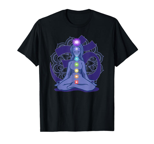 Yoga Meditation Spiritual Body Energy Chakra T-Shirt