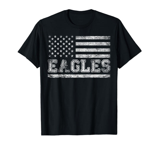 Eagles Sports Name Vintage Retro Gift Men Women Boy Girl T-Shirt