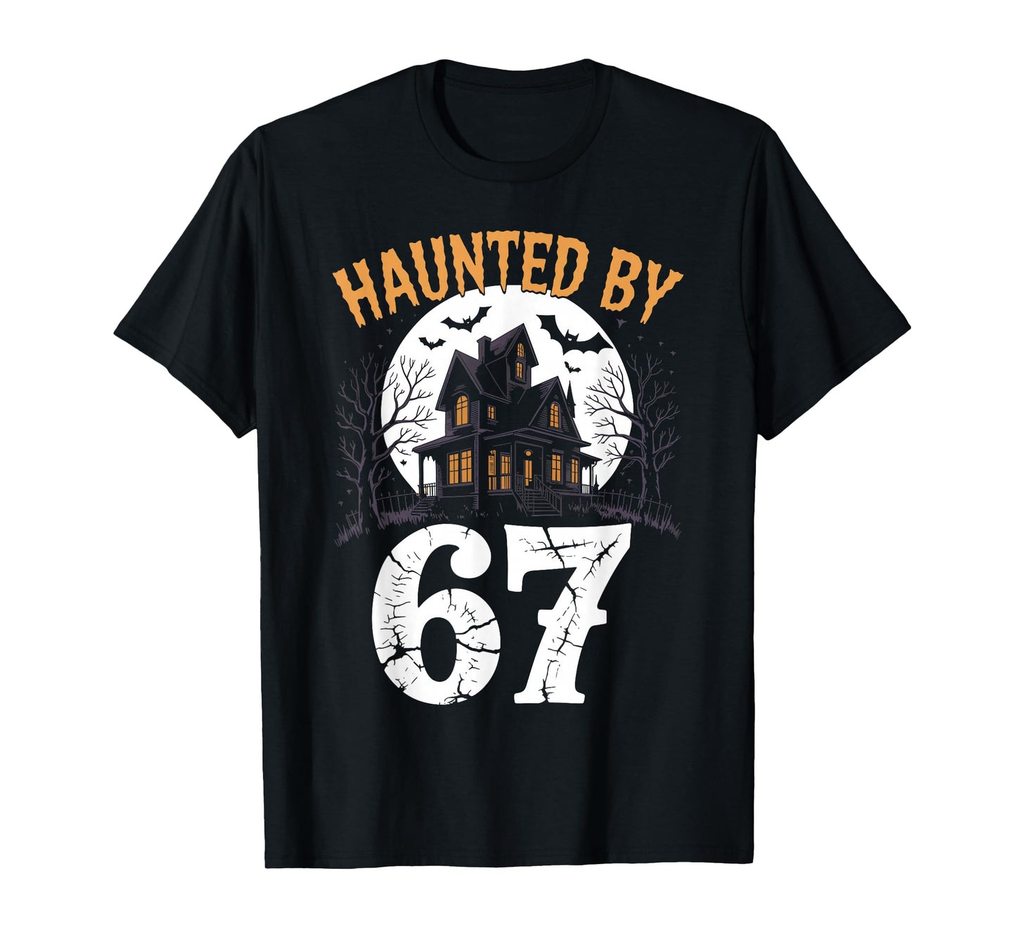 67 Meme Halloween Costume Brainrot Haunted 6 7 Six Seven T-Shirt