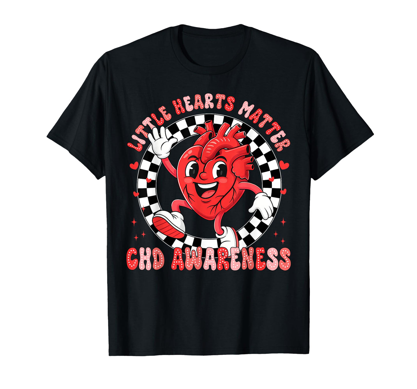 Heart Anatomy Valentine Little Heart Matter CHD Awareness T-Shirt