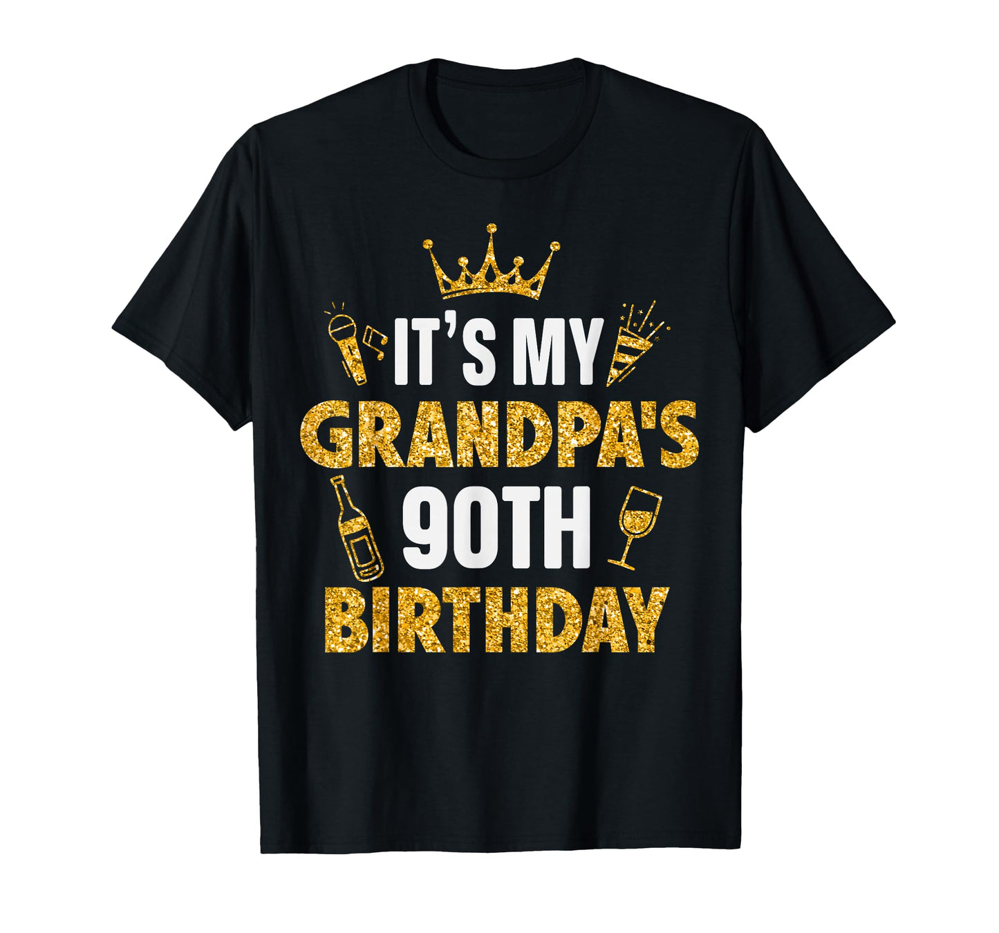 Grandpa It's My GRANDPA's 90th Birthday 1935 90 Years Old T-Shirt