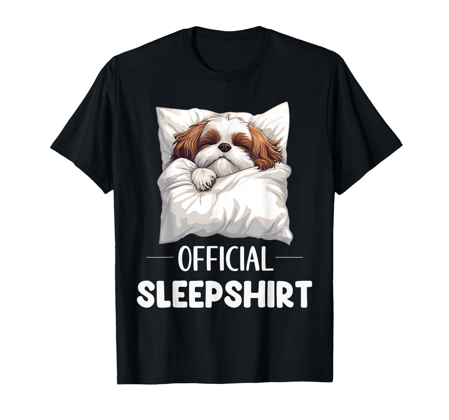 Official Shih Tzu Sleepshirt Cute Dog Lover Pajama Sleepwear T-Shirt