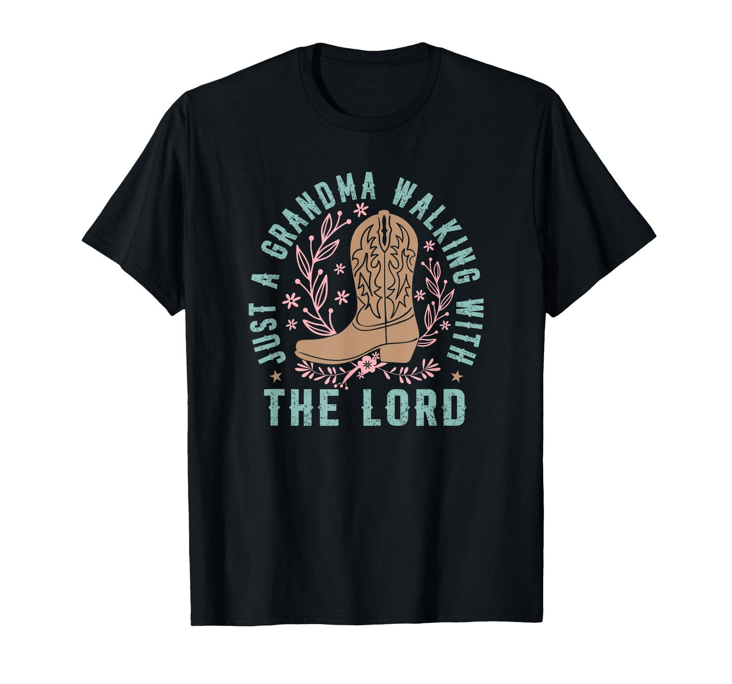 Just A Grandma Walking with The Lord T-Shirt