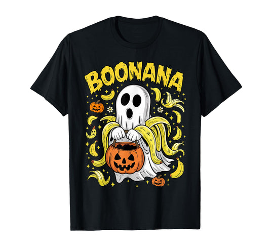 Boonana Cute Ghost Banana Ghost Food Halloween Costume T-Shirt