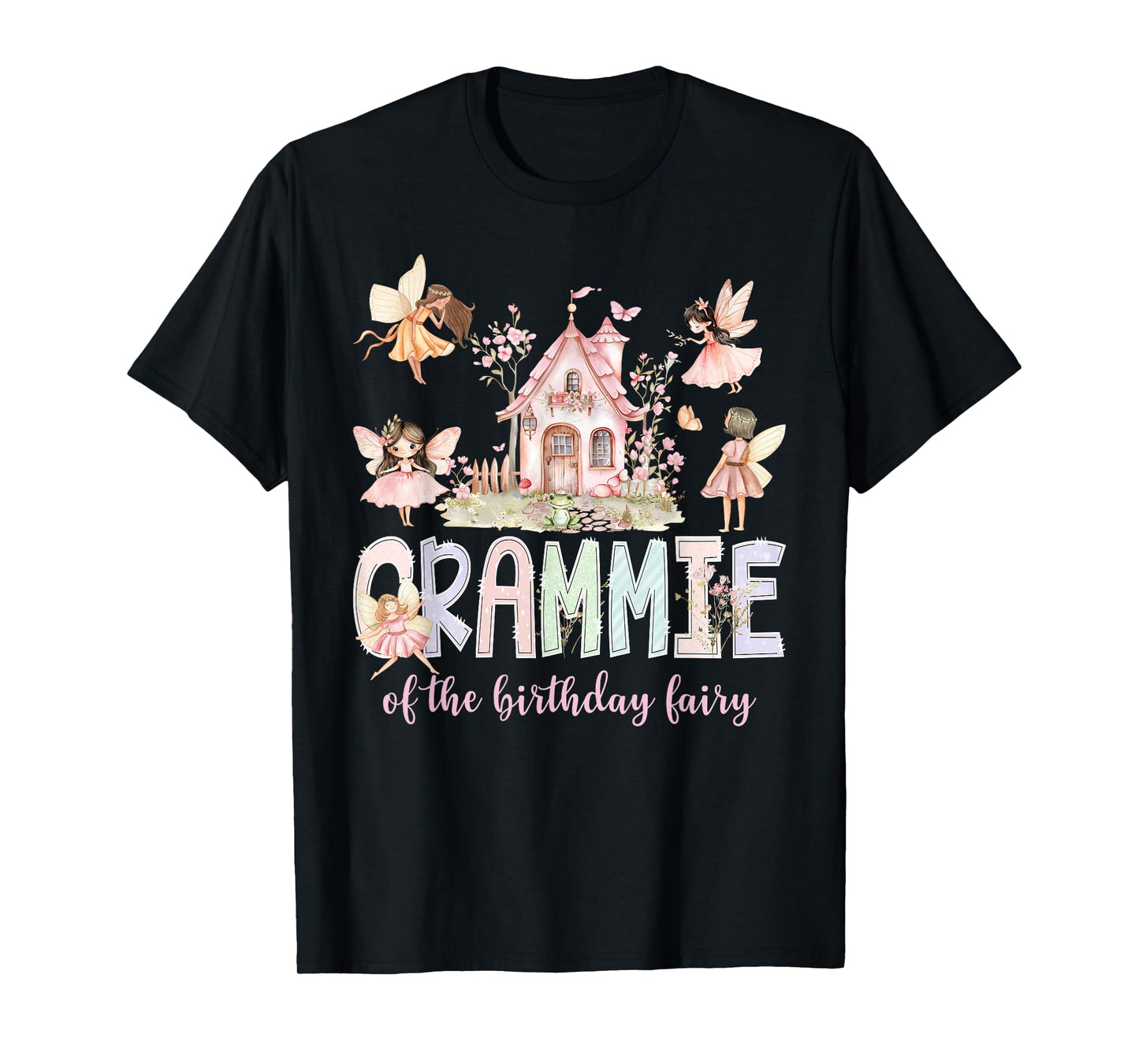 Grammie of The Birthday Fairy Girl Magical Family Matching T-Shirt