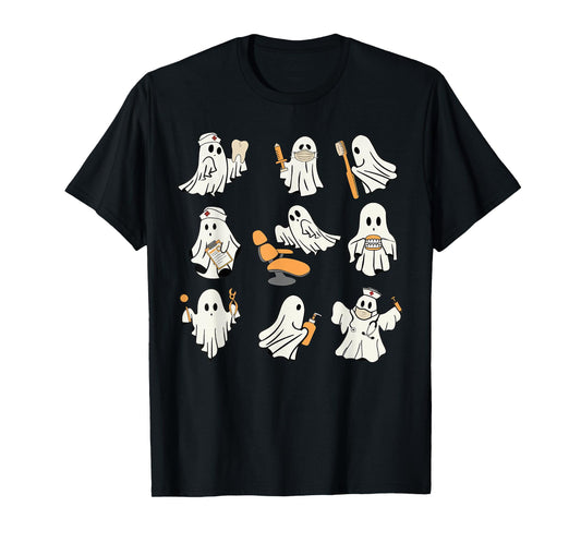 Halloween Dentist Dental Assistant Dental Hygiene T-Shirt