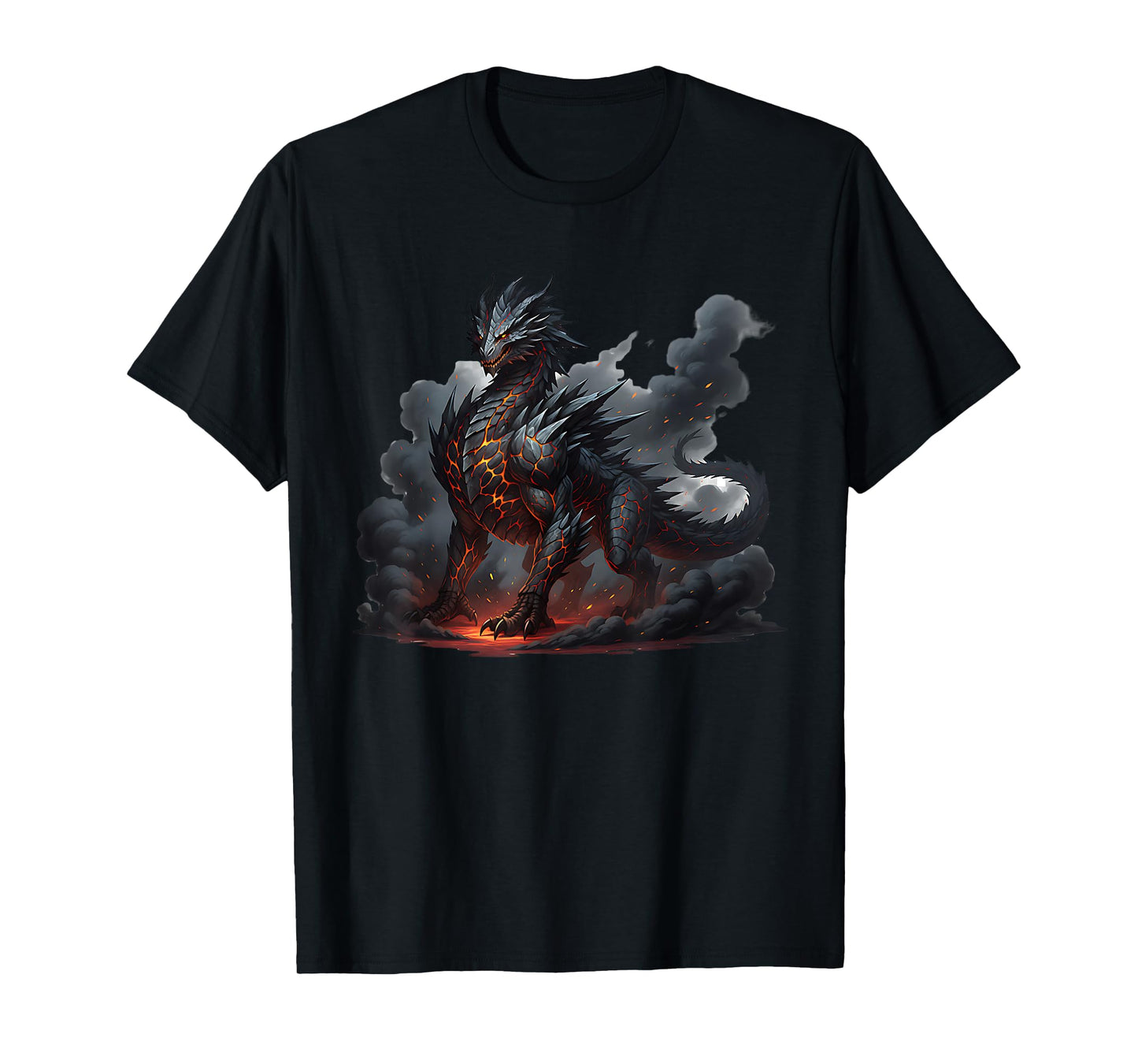 Medieval Dragon Fire-Breathing Dragon Fantasy Art Dragon T-Shirt