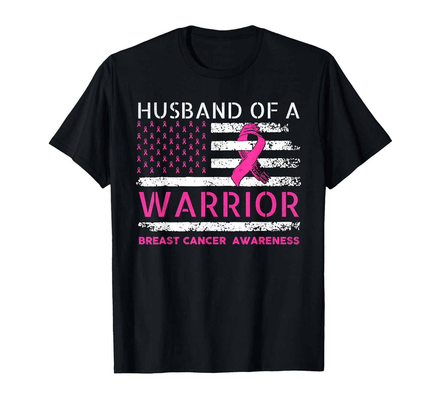 Husband of A Warrior Breast Cancer Awareness Support Squad T-Shirt