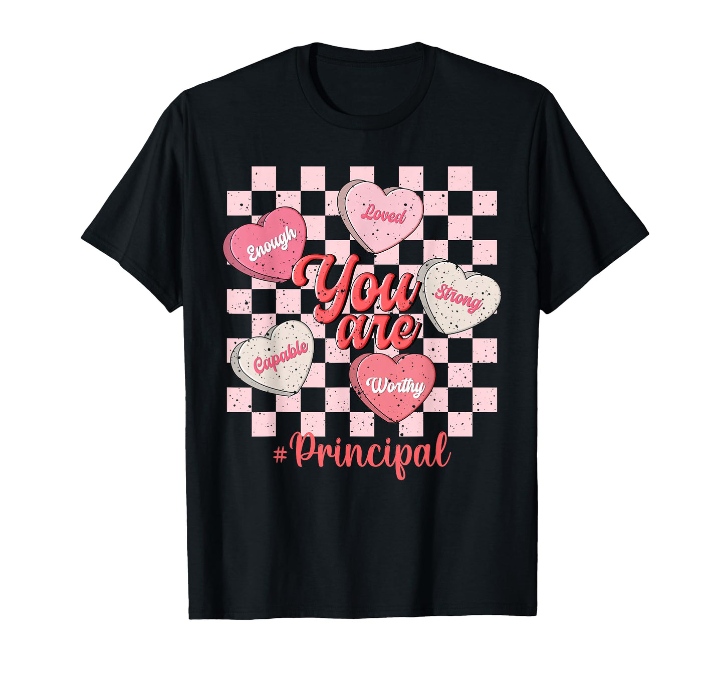 Funny Valentine Principal Love Heart T-Shirt