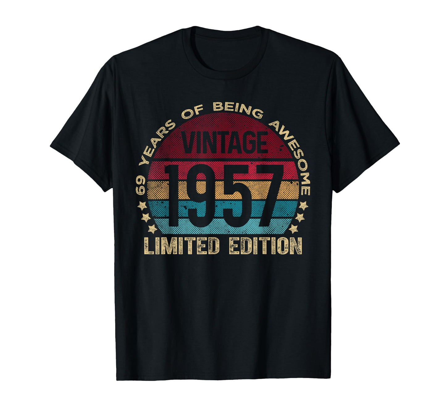 69 Year Old Gifts Vintage 1957 Limited Edition 69th Birthday T-Shirt
