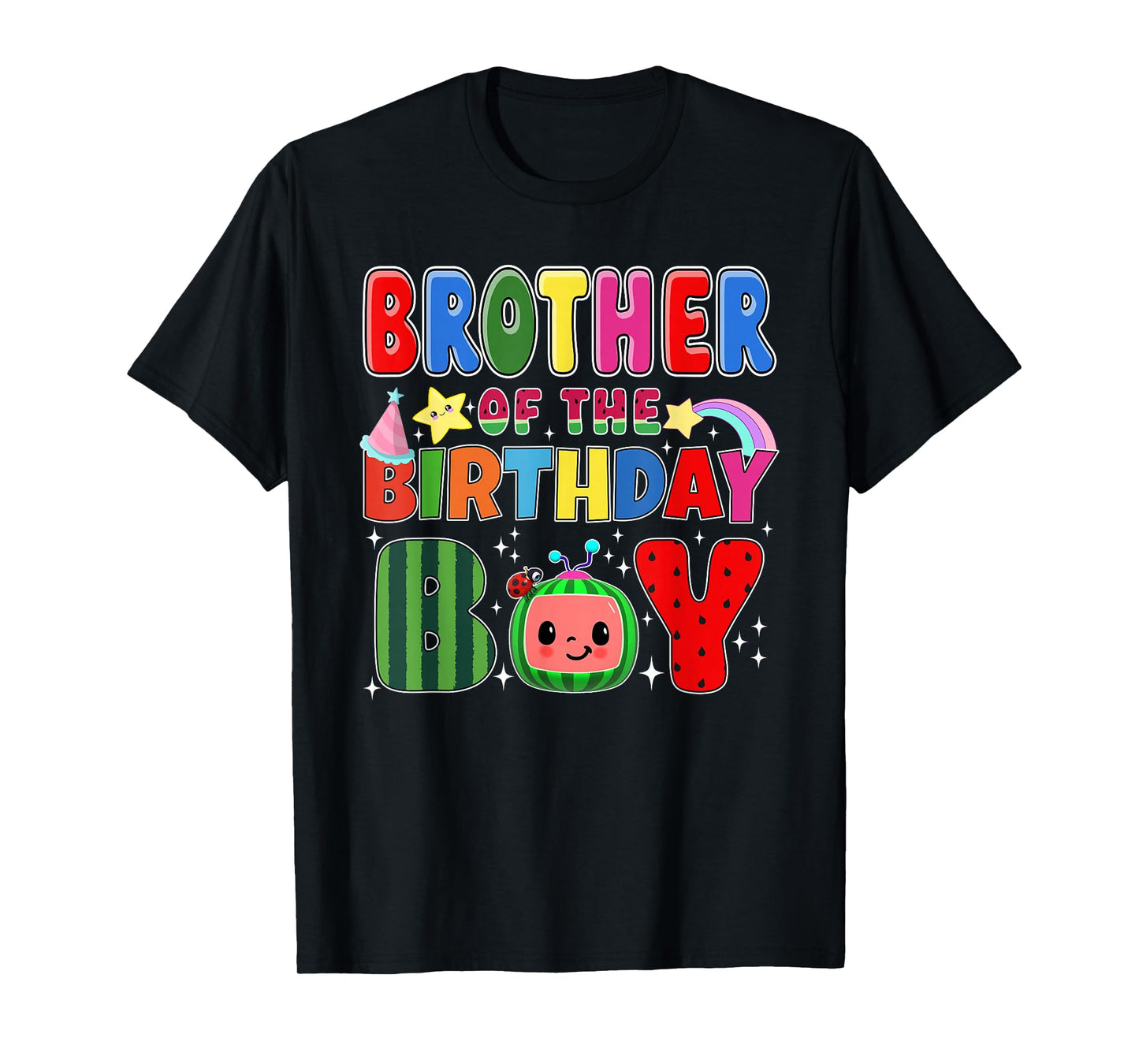 Brother of The Birthday Boy Melon Family Matching Funny T-Shirt