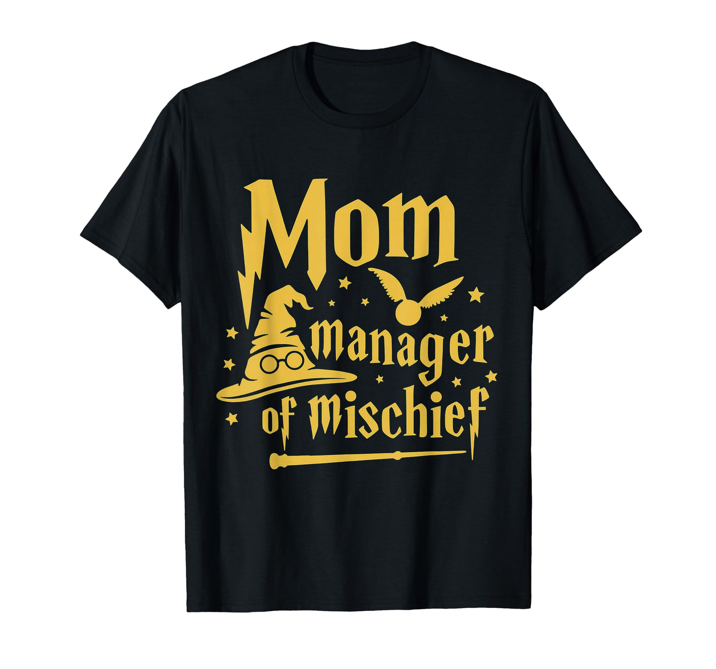 Magical Mom Manager of Mischief Birthday Family Matching T-Shirt