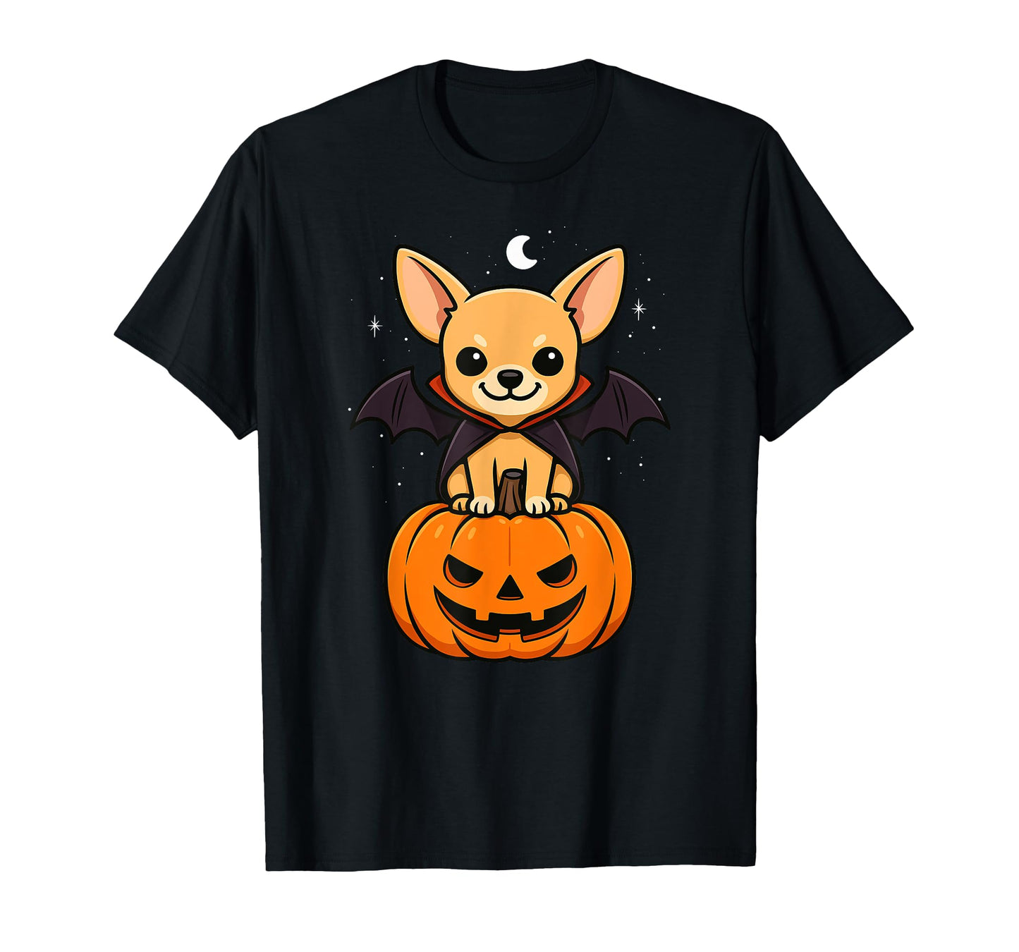 Chihuahua Animal Lover Vampire Pumpkin Halloween Mom Dad T-Shirt
