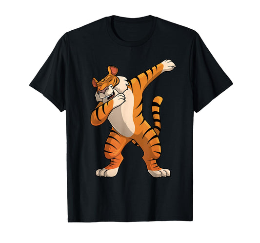 Cool Tiger Costume for Men Women Kids Pattern Tiger Lover T-Shirt