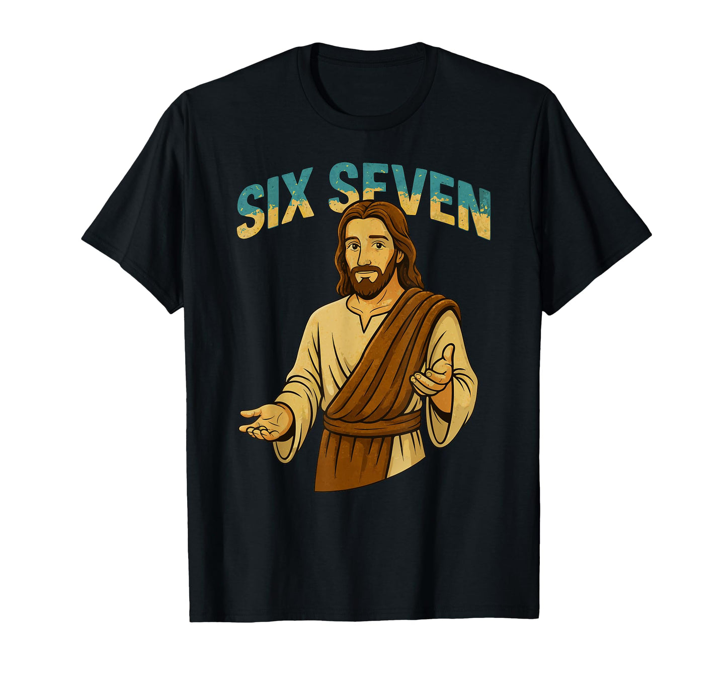 Six Seven Meme Christian Funny 67 Jesus T-Shirt