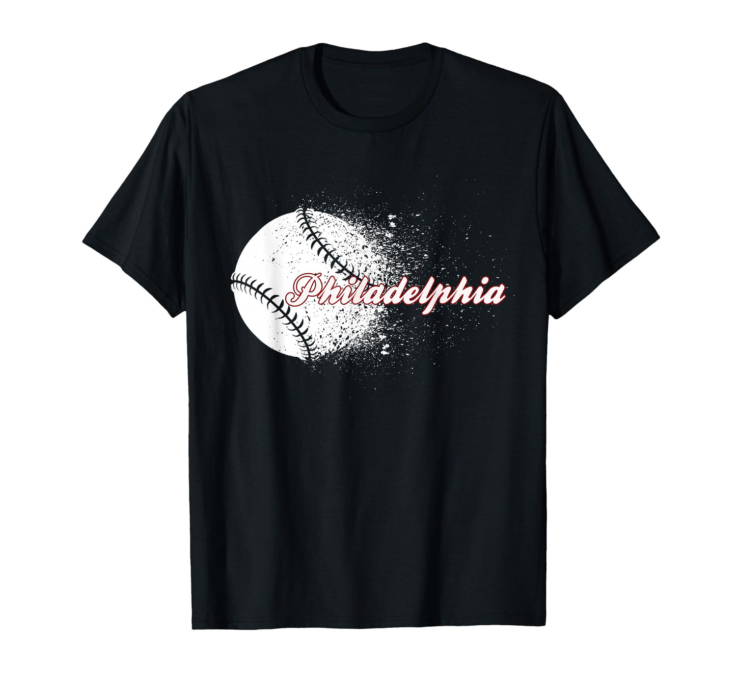 Philadelphia Baseball Skyline Philly Men Women T-Shirt