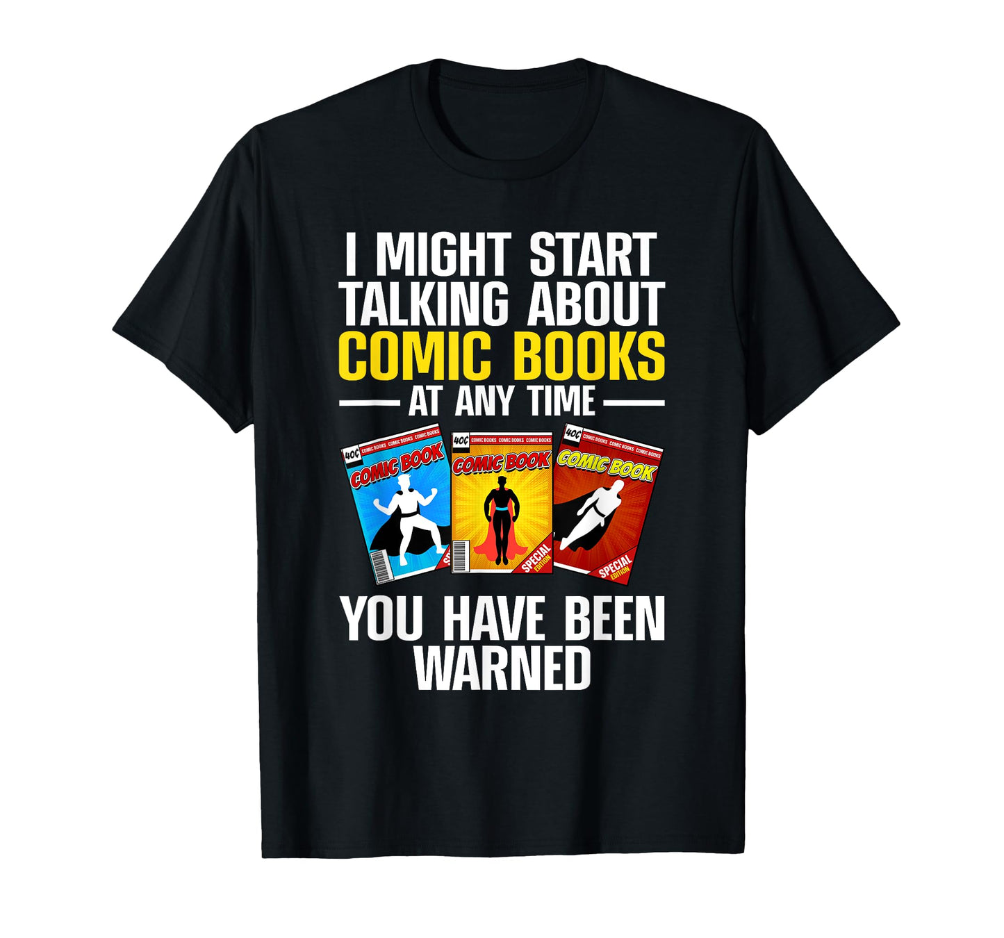 Comic Books Art For Men Women Comic Book Collector Comics T-Shirt