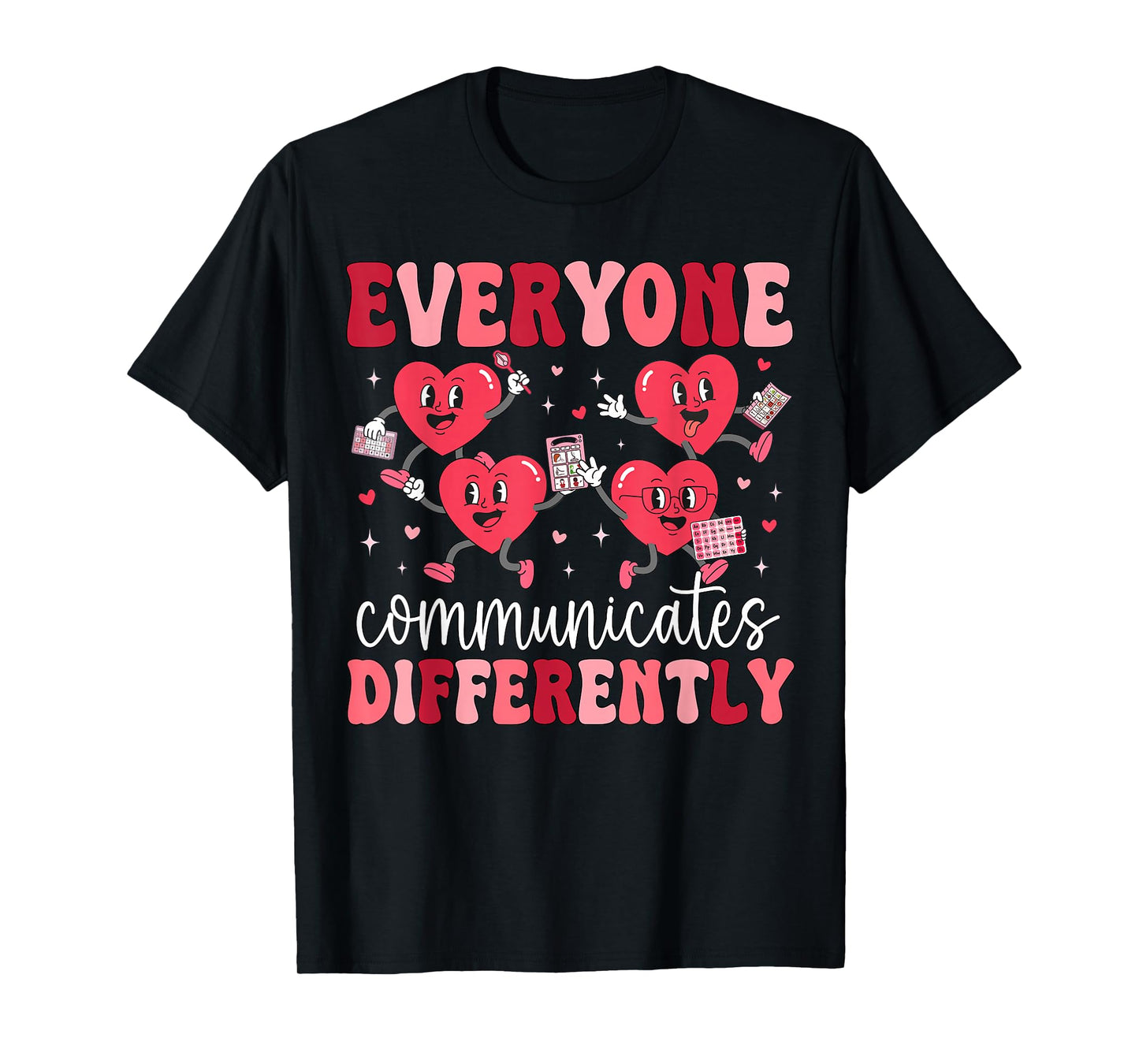 Speech Therapy Language Pathologist Happy Valentines Women T-Shirt