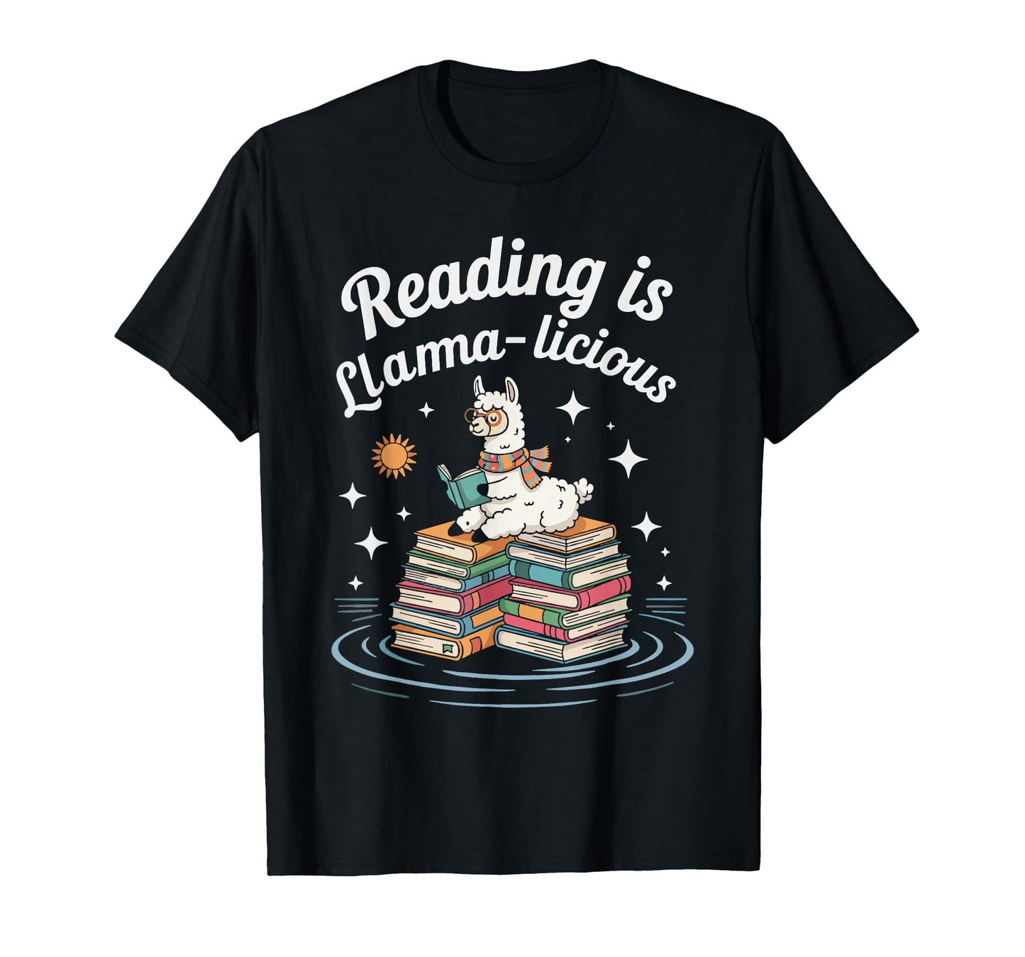 Booktrovert Shirt, Reading is Llama Licious Book Lover T-Shirt