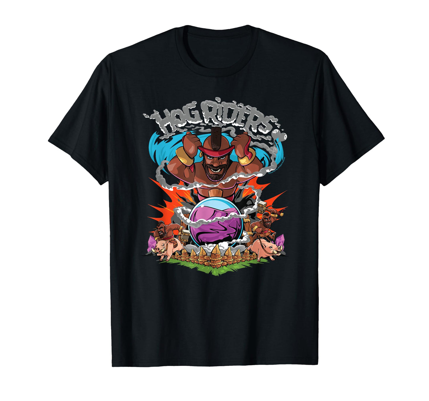 Clash of Clans Hog Riders Charging Into Battle T-Shirt
