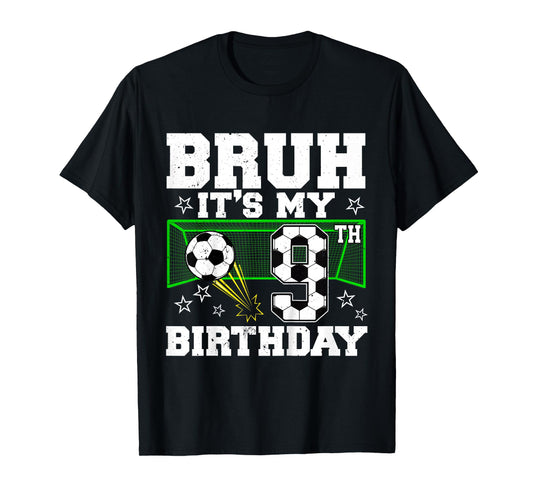 It's My 9th Birthday Boy Soccer 9 Years Old T-Shirt