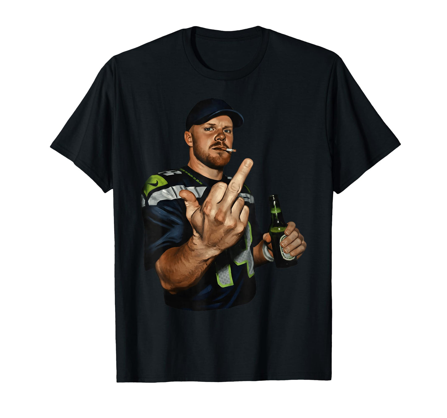 sam Middle Finger Funny for Men Women T-Shirt