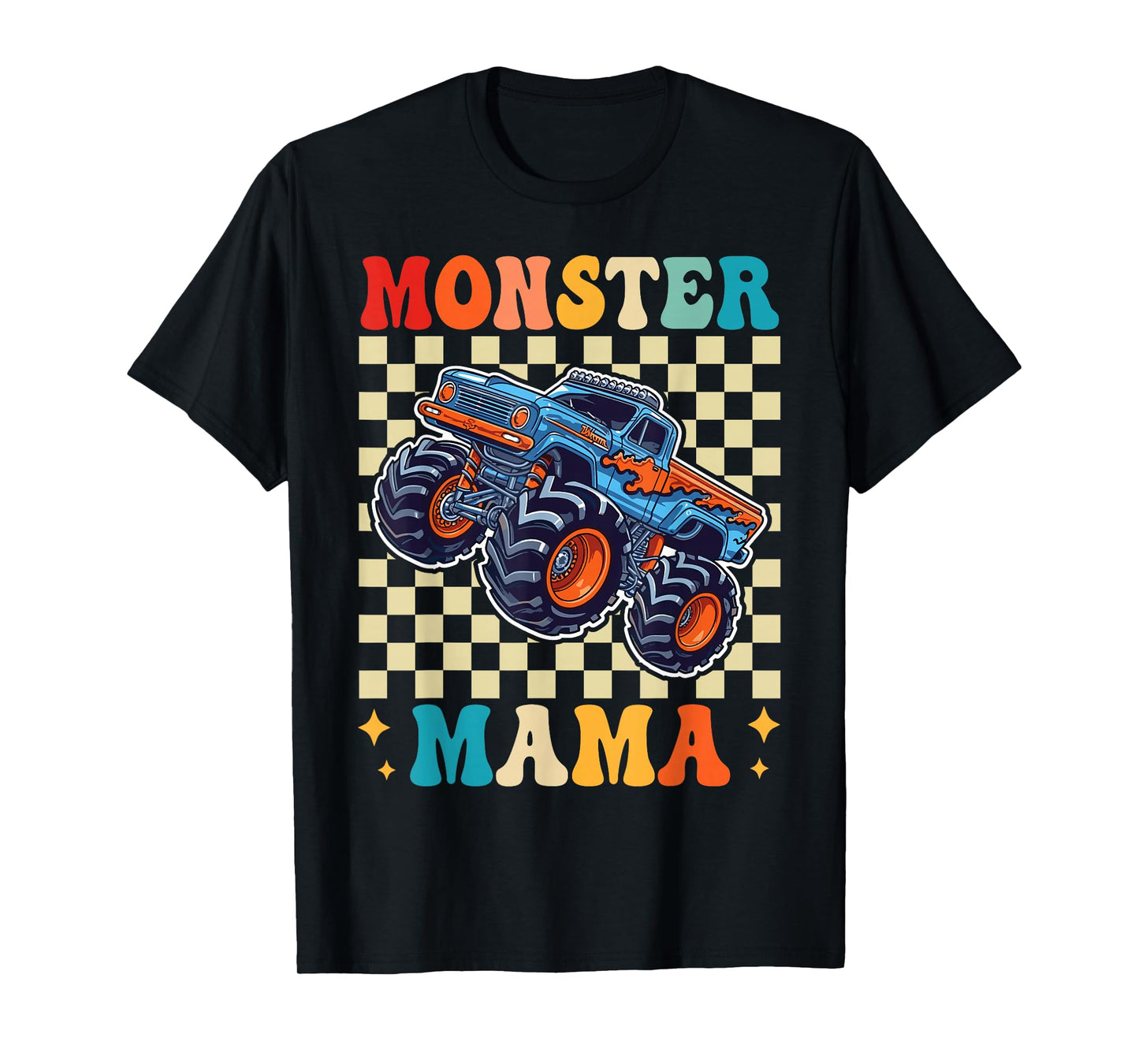 Monster Truck Mama Family Matching Monster Trucks Birthday T-Shirt