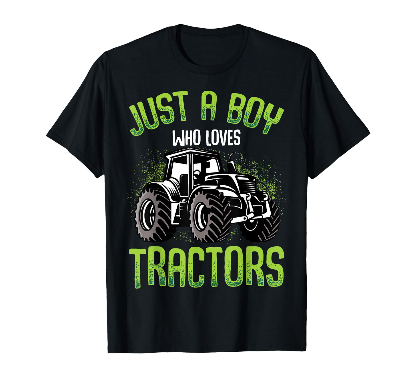 Just A Boy Who Loves Tractors Farm Kids T-Shirt