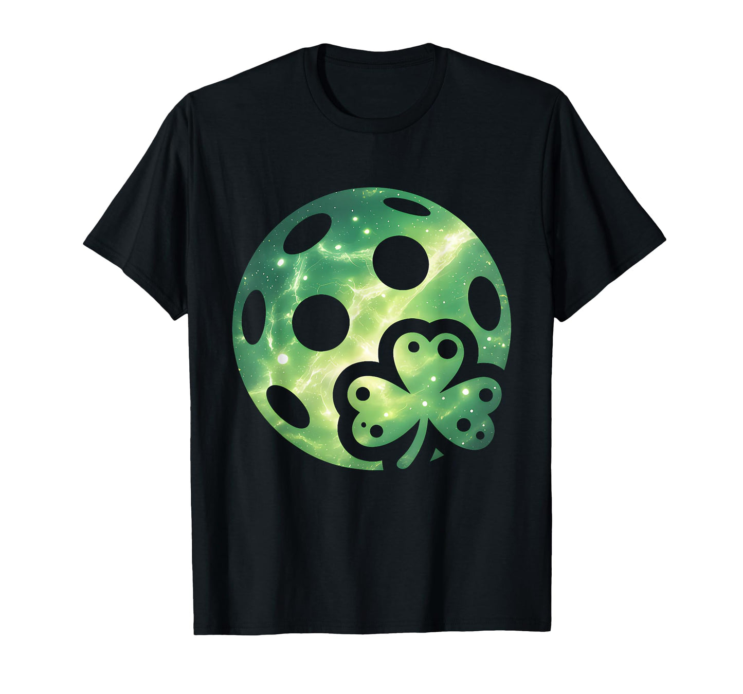 Pickleball Irish Shamrock Lucky Clover St Patricks Day Boys T-Shirt