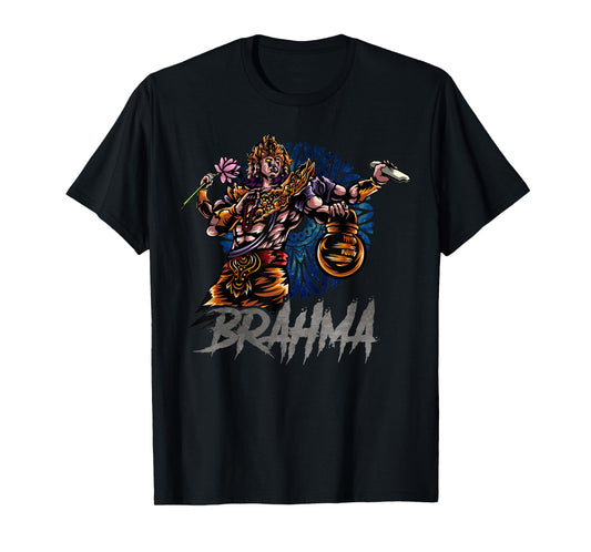 Brahma India Ancient Hindu Mythology Spiritual God T-Shirt