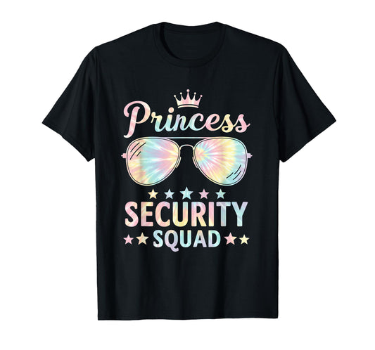 Princess Security Protection Retro Castle Matching Family T-Shirt