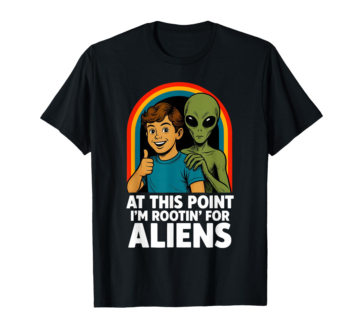 Retro Sarcasm Men Women Kinds Funny Aliens T-Shirt