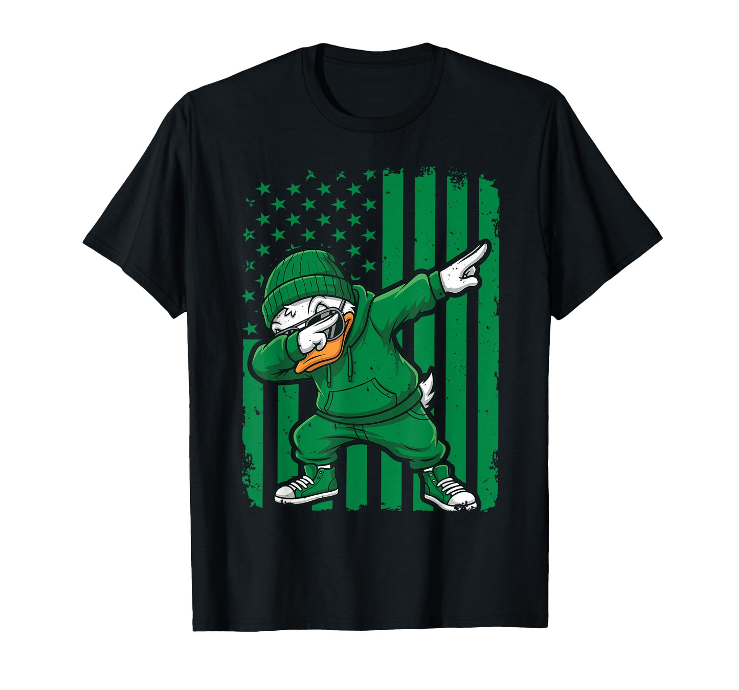 Vintage Dabbing Duck Graphic for Men Women Boys Girls Kids T-Shirt