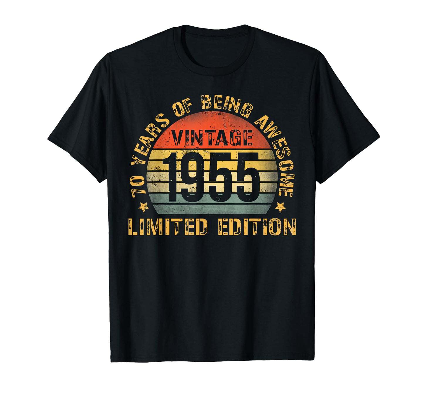 70 Year Birthday Decorations Men Gag 70yr 1955 70th Birthday T-Shirt