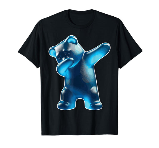 Gummy Bear, Blue Gummy Bear, Dabbing Gummy Bear T-Shirt