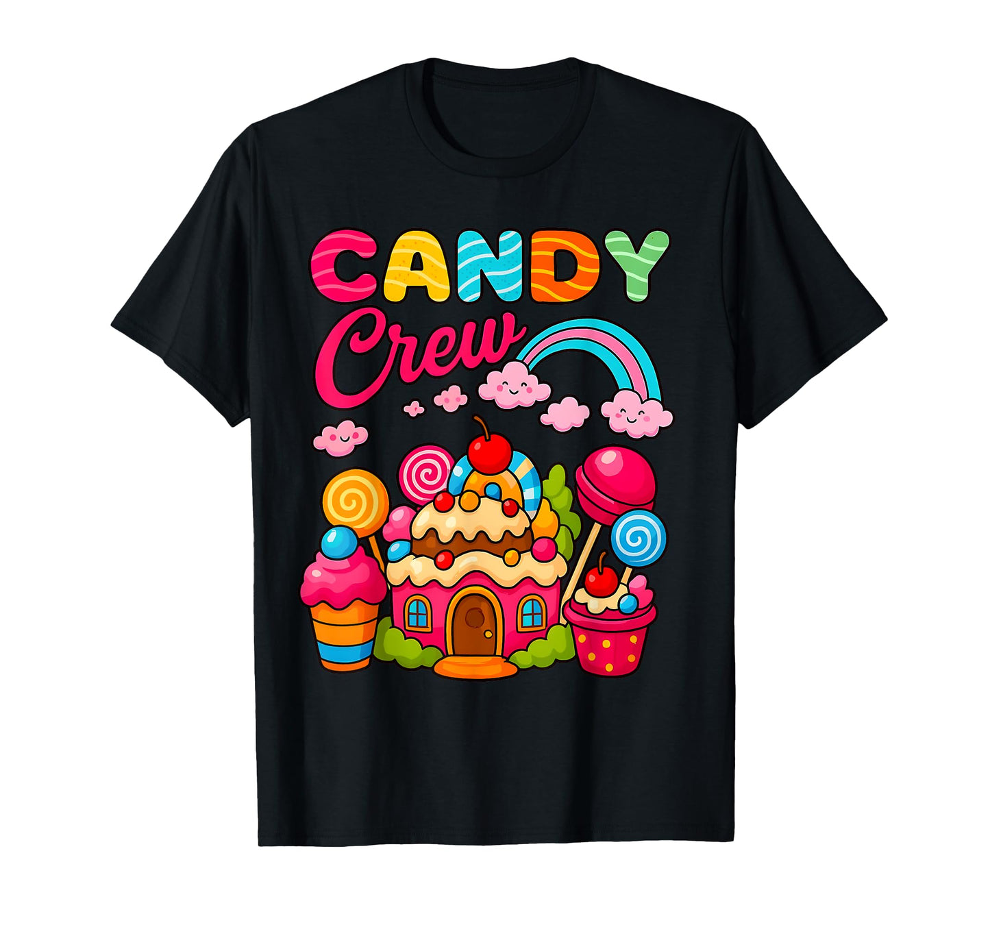 Candy Crew Candy Land Decorations Candy Squad Kids Women T-Shirt