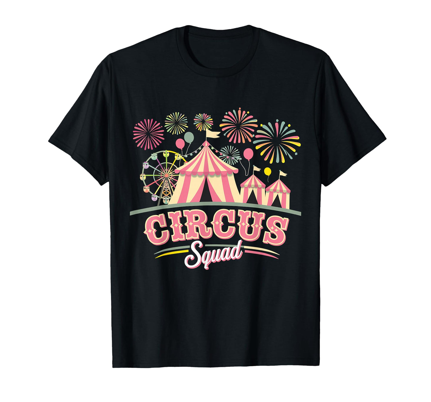 Circus Squad Matching Birthday Circus Staff T-Shirt